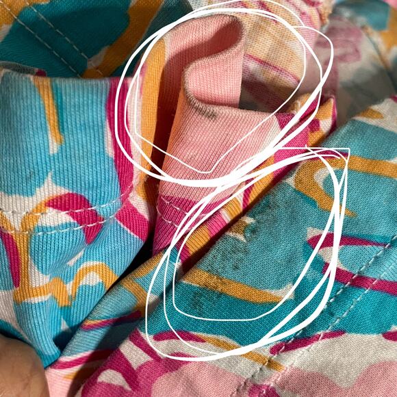 Lilly Pulitzer Marlisa Peel and Eat Flamingo Pink Strapless Maxi L As Is - Picture 7 of 7